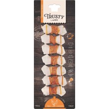 M-Pets Trusty Ağız Bakımı Için Tavuklu Düğümlü Köpek Çiğneme Kemiği 6.4 cm 7'li