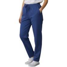Onora Unisex Indigo Mavi (Fırtına) Hemşire Doktor Cerrahi Hastane Tek Alt Likralı Pantolon