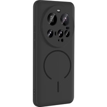 Apsuwa Xiaomi 15 Ultra Kılıf Silikon Meta Magsafe Kablosuz Şarj Özellikli