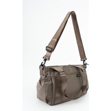 ÖZER6018-SANMORRIS Hafif ve Dayanıklı Paraşüt Kumaş El ve Çapraz Askılı Çok Bölmeli Çanta