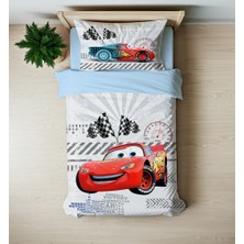 Hediyechy Şimşek Mcqueen Temalı Tek Kişilik Nevresim Takımı