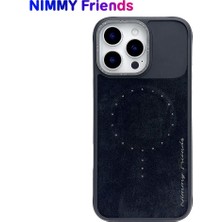Nimmy iPhone 16 Pro Uyumlu Magsafe Özellikli Magnetic Fashion Stone Kılıf