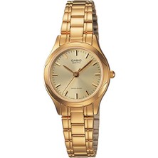 Kadınlar İçin Casio LTP-1275G-9ADF Renkli Kol Saati 5 ATM Suya Dayanıklı Çelik Kasa ile Şıklık