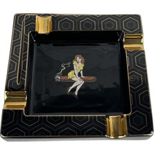 Firebird Lüks Seramik Puro Küllüğü - Gold Detaylı Retro Pin-Up