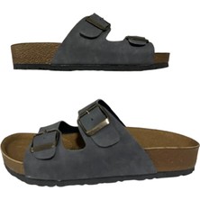 Mulex 1256 Unisex Anatomik Taban Günlük Terlik Şık Tokalı Rahat Tatil Deniz Plaj Terliği