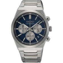 Seiko SSB453P Erkek Kol Saati Metal Kasa 10 ATM Suya Dayanıklı Çelik Kordon ile Günlük Kullanım