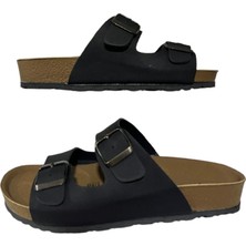 Mulex 1256 Unisex Anatomik Taban Günlük Terlik Şık Tokalı Rahat Tatil Deniz Plaj Terliği