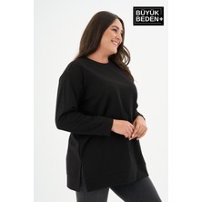 Superlife Kadın  Büyük Beden 2'li Set Ince Sweatshırt Tunik SPR26BTK990+2