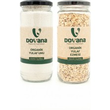 Dovana Organik Bebek Ek Gıda Seti - Yulaf Unu + Yulaf Ezmesi (2'li Paket)