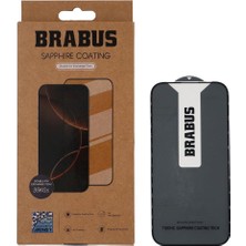 Brabus iPhone 17 Pro / 16 Pro Uyumlu 7 Mohs Aşınma ve Çizilmeye Dayanıklı Sapphire Cam Ekran Koruyucu