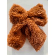 Fiyonk Peluş Otomatik Orta Boy Kahverengi Toka