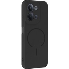 Apsuwa Xiaomi Redmi Note 15C Kılıf Silikon Meta Araç Tutucu Özellikli