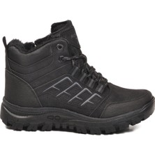 Ayk's Siyah Unisex Fermuarlı Içi Kürklü Bot 700 G