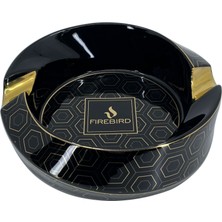 Firebird Black & Gold Seramik Puro Küllüğü - 2 Bölmeli Özel Tasarım