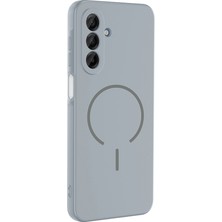 Adige Samsung Galaxy A17 Kılıf Silikon Meta Araç Tutucu Özellikli