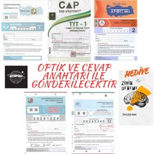 Karma Kitaplar Türkiye Geneli Tyt 5ADET Kurumsal Deneme Optik ve Cevap Anahtarı +ZİHİNDENEME/KURUMSAL386