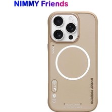 Nimmy iPhone 16 Uyumlu 3D Değiştirilebilir Magsafe Özellikli Protection Silikon Kılıf