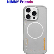 Nimmy iPhone 16 Uyumlu 3D Değiştirilebilir Magsafe Özellikli Protection Silikon Kılıf