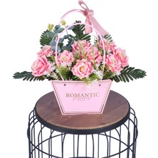 Yapay Çiçek Sitesi Yapay Çiçekli Romantic Çantalı Aranjman Model 29