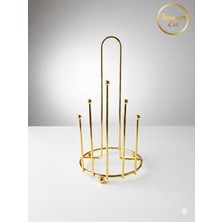 Tasarım Evi Lak Kaplama Gold Kaplama Kağıt Havluluk Peçetelik - 1 Adet