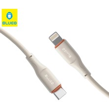 Blueo 1.5m iPhone Uyumlu Hızlı Şarj Kablosu Type-C To Lightning Pd Elastik Kopmaz - Veri Aktarımı