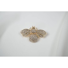 Atelier Tuğba BRŞ023 Taşlı Arı Figürlü Broş