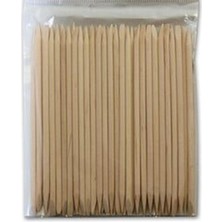 Normadia Ahşap Et Itici 50'li Manikür Çubuğu, Güçlü ve Doğal Temizlik Seti