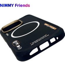 Nimmy iPhone 16 Pro Uyumlu 3D Değiştirilebilir Magsafe Özellikli Protection Manyetik Silikon Kılıf