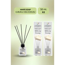 Lorinna Paris White Soap Çubuklu Oda Kokusu Set 2X50 ml