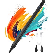 MobaxAksesuar iPad 11/10.nesil A16 9/8/7 10.2 Air/pro 4/5/6 11/13INÇ Uyumlu Avuç Içi Reddi Dokunmatik Çizim Kalemi PEN16
