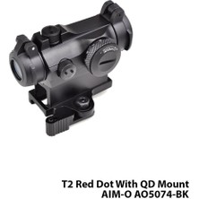 AIM Sport Red/green-Dot T2 With Qd Mount-Siyah Aım-O AO5074-BK