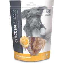 M-Pets Chicken Snack Tavuk ve Sığır Derili Köpek Kemik Ödül Maması 80 gr