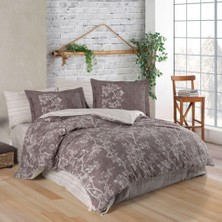 Mg Çift Kişilik Poplin Nev Takımı Dream Kahve