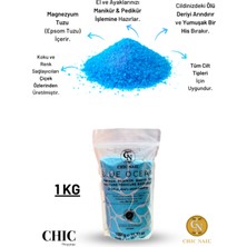 Normadia Renkli Manikür & Pedikür ve Banyo Tuzu, 1 Kg, Epsom ve Ingiliz Tuzu