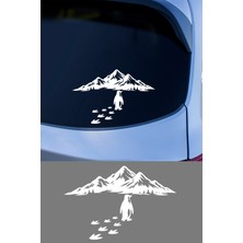 Mıgnatıs Sürüyü Terk Eden Penguen Sticker - Nihilist Penguen - Araba, Motor , Bilgisayar Çıkartma