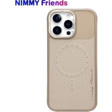 Nimmy iPhone 16 Uyumlu | MagSafe Özellikli Magnetic Fashion Stone Şık Taşlı Telefon Kılıfı