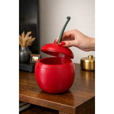 Dekor Atölye Kiraz Şeklinde Dekoratif Saklama Kutusu – Masa Üstü & Raf Düzenleyici