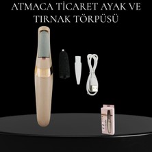 Normadia Elektronik Şarjlı 2 Başlıklı Ayak Topuk Törpü Makinesi