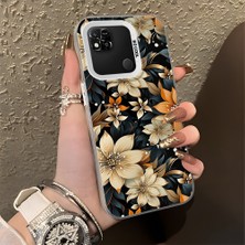 HONTINGA Xiaomi Redmi 10A ile Uyumlu Kılıfı Silikon Kenar Sert Arka Düşüme Önleyici Basitlik Anti Düşme Kamera Korumali Renkli Yapraklar Desen Telefon Kılıfı K1-0629