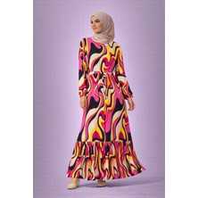 Anka Stil Teseddür Elbise