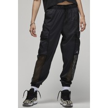 Nike Jordan Essen Utility Womens Pant Black Kargo Cepli Lastik Paçalı Kadın Eşofman Altı Siyah