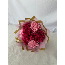 Satence Store Sevgililer Günü Özel Solmayan Saten Çiçek Buketi