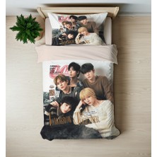 Hediyechy Tomorrow x Together Temalı Tek Kişilik Nevresim Takımı