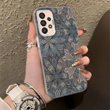 HONTINGA Samsung Galaxy A33 ile Uyumlu Kılıfı Silikon Kenar Sert Arka Düşüme Önleyici Basitlik Anti Düşme Kamera Korumali Klasik Desen Telefon Kılıfı Kadın ve Erkek Için Uygundur K1-0630