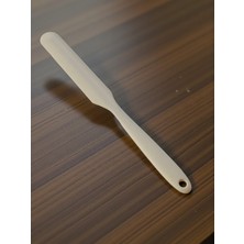 Dore Voir Silikon Spatula/krema ve Çikolata Sıyırma Spatulası/ Krem Renkli- 24 cm