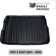 Elorcar Honda Hrv 5 Doors 2001 - 2006 3D Bagaj Havuzu