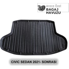 Elorcar Honda Cıvıc Sedan 2021 - Sonrası 3D Bagaj Havuzu