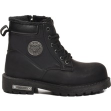 Ayakmod Siyah Fermuarlı Kadın Bot 528 G