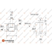 Eurorepar Erp 125-C5W Amp Boxer 3 2006 Plaka Aydınlatma Ampulü 6216 E3