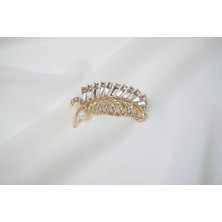 Atelier Tuğba BRŞ018 Zirkon Taşlı Inci Detaylı Tüy Broş